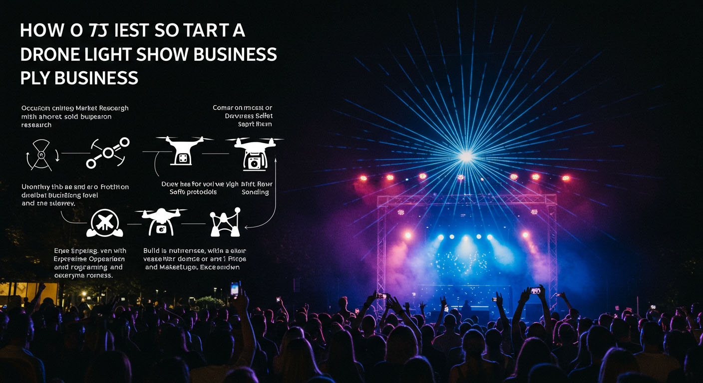 How to Start a Drone Light Show Business: A Complete Beginner’s Guide