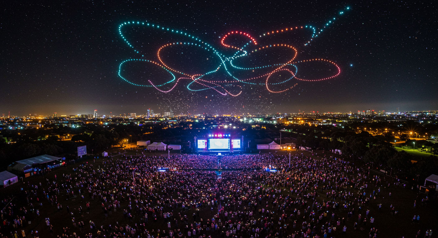 Large-Scale Event Drone Shows: Revolutionizing Entertainment in the Sky