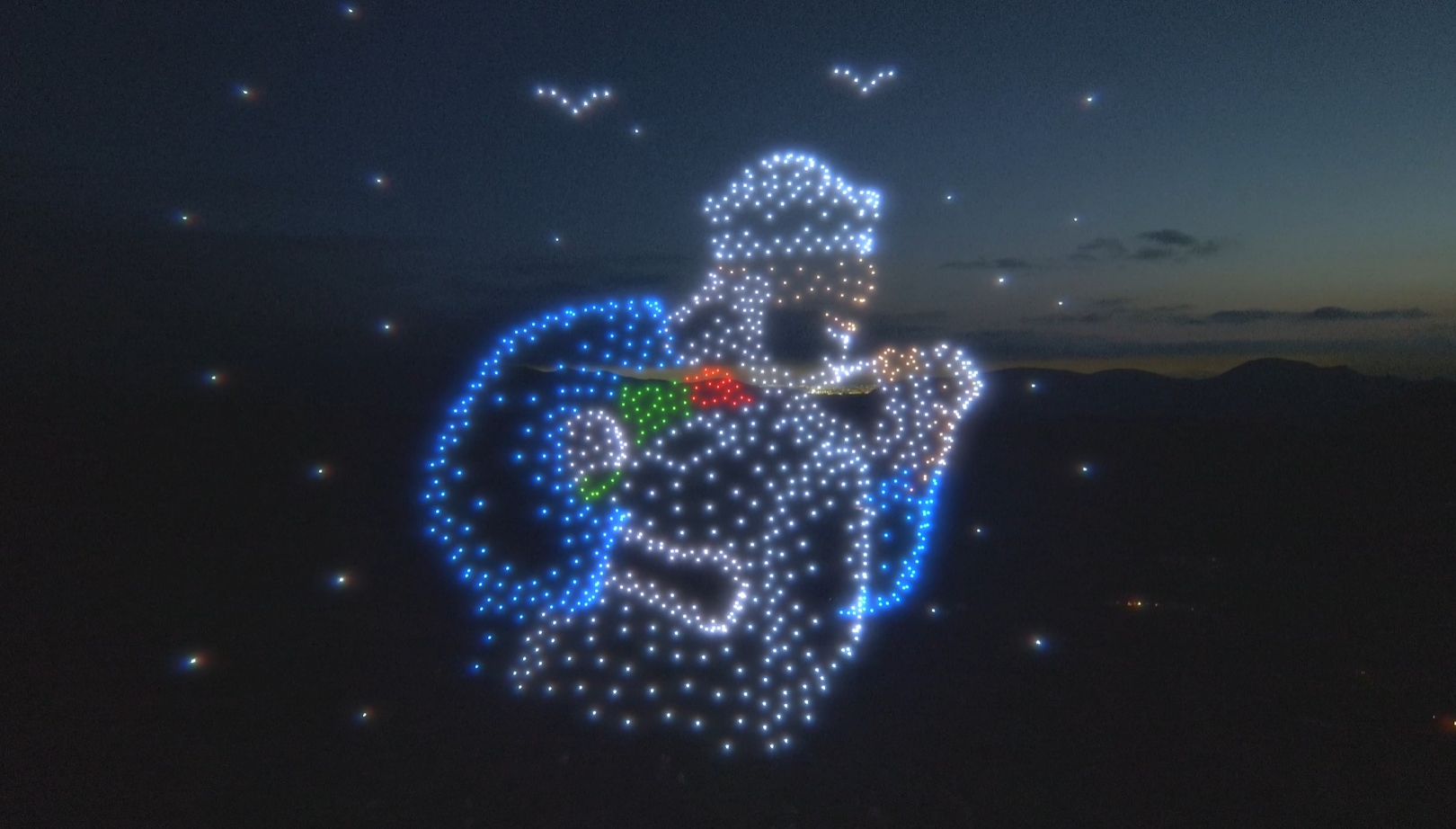 DAMODA North America Debut Drone Show